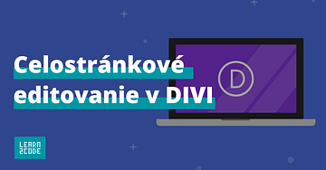 Celostránkové editovanie v DIVI