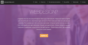 Ukážky prác študentov kurzu Web Designer