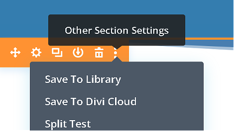 Save to Divi Cloud