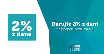 Pomôžte nám tým, že darujete 2% z daní